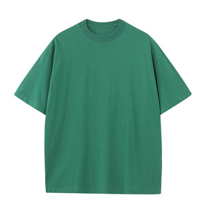 Camiseta de Manga Corta de Algodón Puro de 270 g, Diseño de Logotipo Personalizado OEM, Camiseta con Hombros Caídos Hecha a Medida - Product Image 1