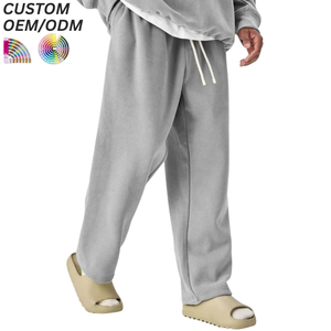 Plus Size Mens Casual Printed Anti-Wrinkle <b>Drawstring</b> Jogger <b>Trousers</b> Cotton Elastic Waist Custom Logo OEM ODM Service - Product Image 1