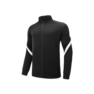 Streetwear personnalisé patch de broderie en détresse pour hommes survêtement délavé au soleil à l'acide fermeture éclair en haut strass pour hommes - Product Image 2