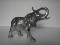Statue d'éléphant Extra Large sur la Base, Figurine Sculpture en Bronze