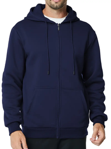 Sudadera con Capucha Informal Estilo Vintage para Hombre, Impermeable, 300g, Color Sólido, Felpa de Poliéster Suave, Tallas Grandes, Bolsillos, Uso Diario - Product Image 5