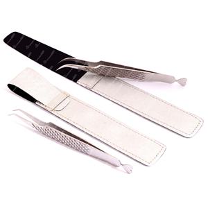 Pinzas de extensión de pestañas de 90 grados y 5mm Pinzas de acero inoxidable para pestañas de la mejor calidad Embalaje de logotipo personalizado - Product Image 5