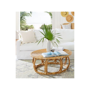 Table en rotin Livraison rapide Meubles artisanaux de style moderne Conception personnalisée en rotin du fabricant du Vietnam - Product Image 3