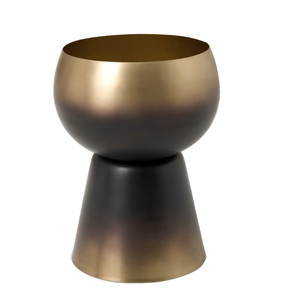 Pots de fleurs pour décoration de maison et de jardin Jardinières personnalisées Lot de 2 jardinières de finition plaquées or à bas prix - Product Image 2
