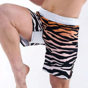 Pantalones cortos de boxeo MMA para hombre, cómodos, de secado rápido, transpirables, informales, con patrón sólido, talla grande, venta al por mayor, cintura elástica, 2025 - Product Image 6