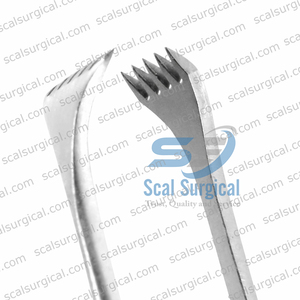 คีมจับเนื้อเยื่อแบบไม่ทำลายกระดูก รุ่น Adson Beasley Babcock ทำจากสแตนเลส ใช้ซ้ำได้ สำหรับการผ่าตัด - Product Image 5