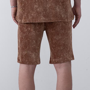 Short de lavage acide doux pour la peau pour les derniers shorts respirants à cordon de serrage pour hommes - Product Image 2