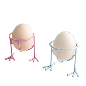 Soporte para huevos de metal, utensilios de cocina, huevo de metal, soporte para servir huevos, accesorios de cocina de diseño elegante a precio de descuento