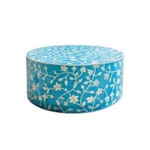 Table basse en incrustation d'os et de nacre indienne Personnaliser la taille et le design Table basse en incrustation d'os Table en incrustation d'os de luxe - Product Image 3