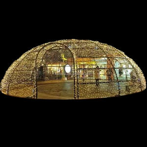 Sculpture d'extérieur 3D lumineuse Château de glace, pingouin, ours polaire, igloos pour spectacle de Noël commercial et spectacle de lumières de zoo - Product Image 3