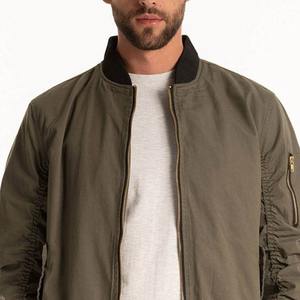 Nouveautés Blouson bombardier pour hommes blouson bombardier à la mode décontracté pour hommes blouson bombardier grande taille à vendre logo personnalisé - Product Image 5