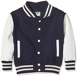 Wholesale Custom <b>Kids</b> Varsity Jackets Canvas Front Breathable Winter Vintage - Product Image 6