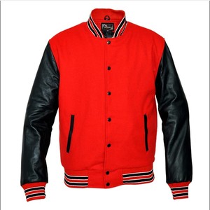 2024 Custom Brand Men's <b>Winter</b> Varsity <b>Jacket</b> <b>Leather</b> Sleeves Casual Outdoor Windproof Breathable Fleece Filled Plus Size - Product Image 5
