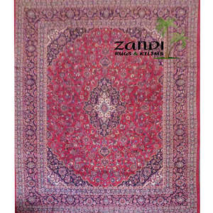 Tapis persan Mashad unique en son genre, 12'6 x 9'10 - Product Image 1