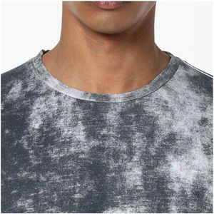 T-shirt pour homme T-shirt vintage lourd personnalisé 100% coton délavé à l'acide motif uni vieilli de haute qualité - Product Image 4