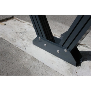 Carport Solaire en Aluminium – incluant 9 Modules PV Full Black, anthracite, 4kWp - Product Image 2