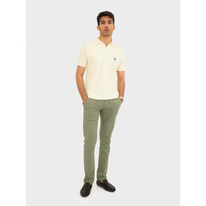 CARMEN Polo décontracté écologique et confortable en tissu Oxford respirant, brodé, de couleur foncée, tailles XL à 6XL - Product Image 1