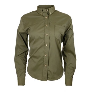 Fabricante Engro ropa deportiva uniformes industria personalizada sublimación impresión señoras manga larga Vintage Camo Shooting Shirt - Product Image 5