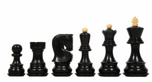 Juego de Ajedrez Staunton Ruso Antiguo de Primera Calidad, Rey de 3.8 cm en Madera de Boj Ebonizada y Natural, a un Precio Accesible - Product Image 4