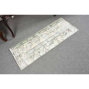 Tapis turc vintage classique vert beige 14x33 pieds tapis surdimensionné laine PP matériel Patchwork Design Latex pour salon - Product Image 2