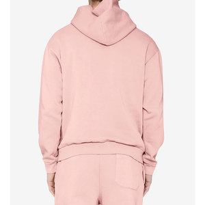 Texto Diseño personalizado Logo Sudadera con capucha Personalizable de alta calidad Mujeres Algodón Grueso Liso Peso pesado Sudaderas con capucha de gran tamaño - Product Image 3