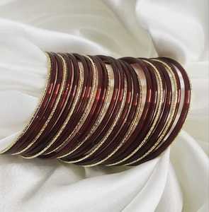 Professional Handcrafted Top Trending Decorative Glass Bangles <b>Set</b> for Ladies Bridal Bangles for Sale - Product Image 5