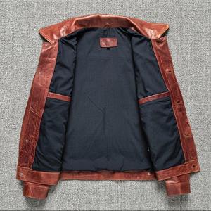 Vestes en cuir pour hommes en gros, en toile, pour moto, imperméables, coupe-vent, style streetwear, couleurs personnalisées disponibles, meilleur choix - Product Image 4