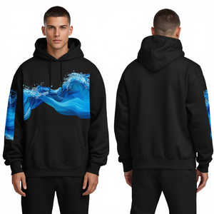 Sudadera con Capucha Estampada Personalizada de Algodón Pesado, Estilo Oversize, Ropa Casual Premium, Fabricante OEM - ¡Gran Venta! - Product Image 1
