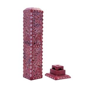 Porte-bâton d'encens en stéatite moderne à la demande pour les espaces contemporains disponibles en vrac depuis l'Inde - Product Image 1