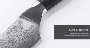 Mayorista Personalizado OEM ODM Cubiertos Fábrica Profesional Premium Chef Cuchillo Japonés Damasco Acero Chef Cuchillos de Cocina Mango - Product Image 5