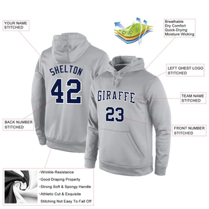 Sweat-shirt à capuche personnalisé gris en sublimation, vêtements d'équipe personnalisés, logo personnalisé, vêtements de sport, design pour hommes et femmes, usine OEM - Product Image 3