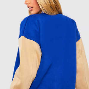 Veste universitaire pour femmes en matériau confortable et respirant Service OEM personnalisé Veste universitaire pour femmes de style dernier cri - Product Image 6