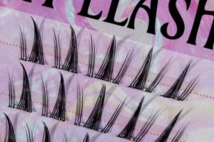 Cils en grappe synthétiques faits à la main, courbure C, 14 mm, ultra doux, légers, épaisseur 0,07 mm, NBT-N-05 - Product Image 2