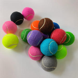 Balles de tennis colorées d'entraînement avancé de haute qualité avec sac en maille balles de pratique sportive jouant aux balles de tennis - Product Image 4