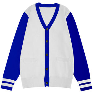 Cárdigan de suéter de punto bordado de hermandad de mujeres con cuello en V de fabricante personalizado OEM 2025 - Product Image 3