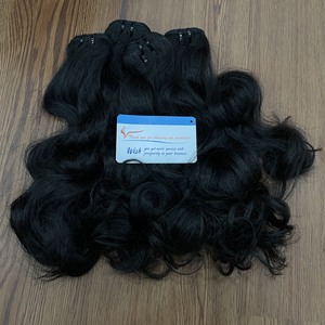 รวมขนผ้าหยักธรรมชาติ 100% ผมเวียดนามดิบสีธรรมชาติที่วาดเป็นคู่สุด ๆ - Product Image 4