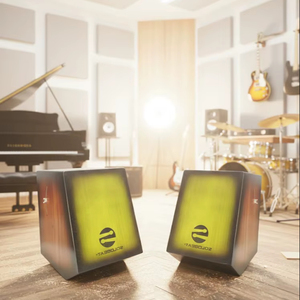Altavoz Cajón Compacto de Madera SOLOBEAT, Percusión Portátil y Caja de Sonido, Hecho en ID - Product Image 1