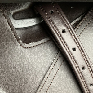 Sillín de montar a caballo ligero, Material de cuero personalizado, mejor diseño, Color negro, novedad - Product Image 5