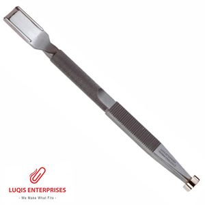 Osteotome latéral Tebbetts à protection, instrument chirurgical ORL, outil de coupe osseuse en acier inoxydable de qualité médicale - Product Image 1