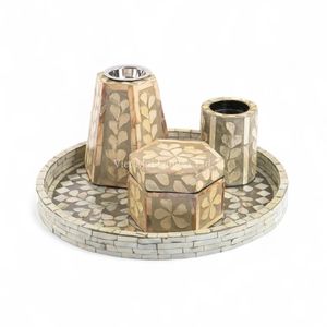 Brûleur d'encens en nacre de qualité supérieure pour la décoration d'autel religieux à domicile, les cérémonies spirituelles et les expositions culturelles, origine Vietnam - Product Image 2