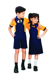 Ensemble d'uniformes scolaires personnalisés pour enfants, unisexe, en toile durable, marque sur mesure - Product Image 5