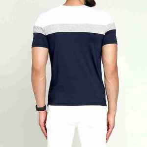T-shirt uni en coton à manches courtes pour hommes, t-shirt léger et doux pour une utilisation décontractée au quotidien et au bureau, nouvel arrivage - Product Image 5