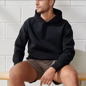 Sweat-shirts et hoodies vierges pour hommes de haute qualité 2026 – Hoodie personnalisé sans cordon, coupe ample, grandes tailles pour hommes - Product Image 5