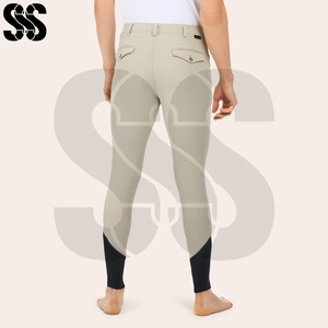Pantalones de Equitación para Hombre, Tela Elástica de Alta Calidad, Corte Ajustado, Duraderos, Cómodos para Entrenamiento - Product Image 2