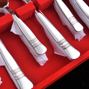 Bolsa de cubiertos personalizada al por mayor, diseño de botella, para el hogar o restaurante, 11 GAG, 40 piezas, en venta, MOQ bajo - Product Image 4