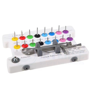 Kit de Llaves Universales para Implantes Dentales Quirúrgicos Intensos, 16 Piezas, Destornillador para Implantes, Herramientas de Restauración de Implantes - Product Image 1