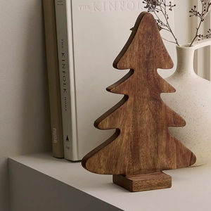Árbol de Navidad de Madera Ecológico Moderno de Creaciones Antiguas con Tamaño y Forma Personalizables - Product Image 1