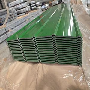 Hochwertiger Fabrik preis Zink verzinkung Alle Typen DX51D Vor lackierte Welldach bahnen - Product Image 2