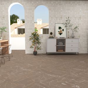 Descubre los elegantes azulejos de porcelana de 80x80cm de las principales empresas de fabricación de azulejos de La India, azulejos de pared de porcelana con acabado de mármol - Product Image 1
