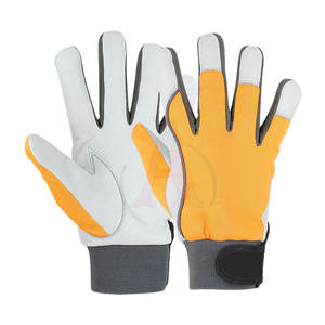 2024 Precio bajo Buena venta Guantes mecánicos Flex Extra Grip Unisex Cuero Dedo completo Mecánico Seguridad Guantes transpirables - Product Image 1